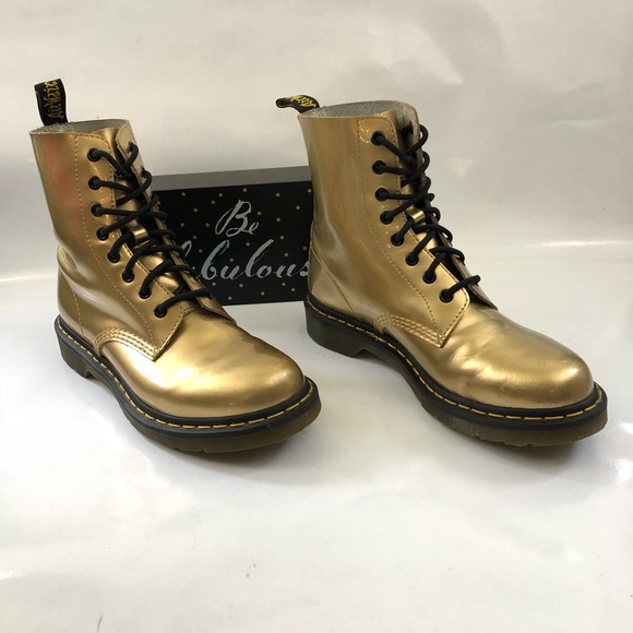 dr martens pascal gold